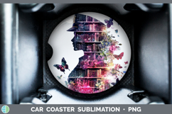 GorgeousBS07 Bookshelf Car Coaster design.