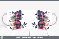 GorgeousBS07 Bookshelf Mug Wrap design.