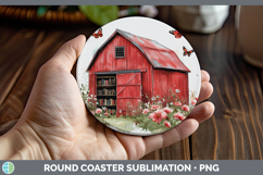 GorgeousBS08 Bookshelf Round Coaster design.