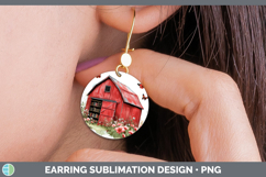 GorgeousBS08 Bookshelf Round Earrings design.