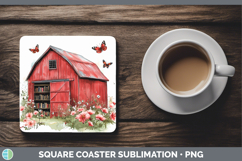 GorgeousBS08 Bookshelf Square Coaster design.