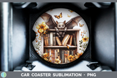 GorgeousBS08 Bookshelf Car Coaster design.