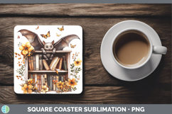 GorgeousBS08 Bookshelf Square Coaster design.