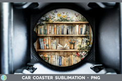 GorgeousBS08 Bookshelf Car Coaster design.