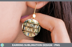 GorgeousBS08 Bookshelf Round Earrings design.