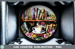 GorgeousBS08 Bookshelf Car Coaster design.