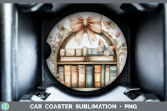 GorgeousBS08 Bookshelf Car Coaster design.