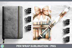 GorgeousBS08 Bookshelf Pen Wrap design.