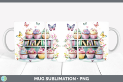 GorgeousBS08 Bookshelf Mug Wrap design.