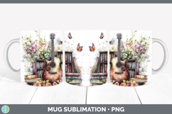 GorgeousBS08 Bookshelf Mug Wrap design.