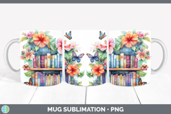 GorgeousBS08 Bookshelf Mug Wrap design.
