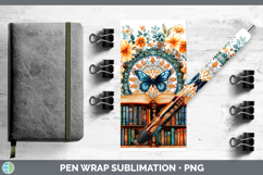 GorgeousBS08 Bookshelf Pen Wrap design.
