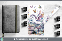 GorgeousBS08 Bookshelf Pen Wrap design.