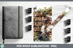 GorgeousBS08 Bookshelf Pen Wrap design.