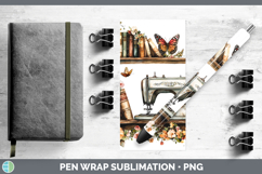 GorgeousBS08 Bookshelf Pen Wrap design.