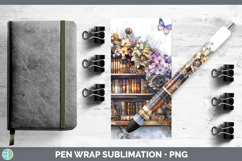 GorgeousBS08 Bookshelf Pen Wrap design.
