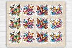 Summer. Butterfly. Print &amp; Cut Stickers PNG Product Image 2