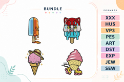 Cute Ice Cream Summer Embroidery Bundle Product Image 1