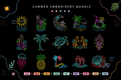 15 Summer Beach Embroidery Bundle Product Image 1