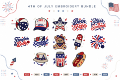 Cute 4th Of July Embroidery Bundle Product Image 1