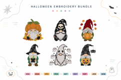 Halloween Gnome Embroidery Bundle Product Image 1