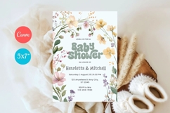 Baby Shower Invitation Template 340 Product Image 1
