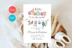 Baby Shower Invitation Template 342 Product Image 1