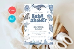 Baby Shower Invitation Template 344 Product Image 1