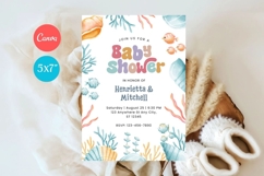 Baby Shower Invitation Template 346 Product Image 1