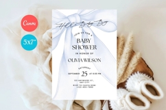 Baby Shower Invitation Template 350 Product Image 1