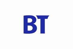 BT Logo design vector template Product Image 1