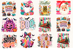 Cute Halloween &amp; Christmas PNG Product Image 1