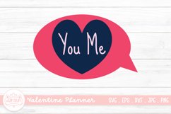 Valentine Planner Sticker | Valentine&#039;s Day Card Sticker Product Image 1