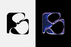 Bubble Chrome Text &amp; Logo Effect Product Image 5