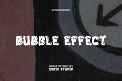 Bubble Effect Font Product Image 1
