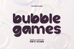Bubble Games Font Product Image 1
