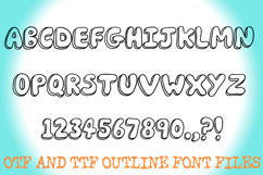 Bubble Pop Cartoon 3D Lettering ABC Font Typeface Alphabet OTF by Squeeb Creative 1