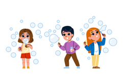 clean bubble soap kid vector Product Image 1