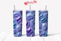 3D Bubbles | 3D Inflated | 20oz Tumbler Sublimation Wrap Product Image 1