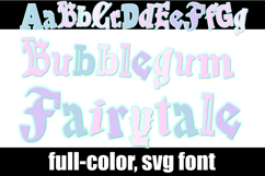 Bubblegum Fairytale Color Font Product Image 1
