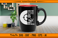 Hunter And Dad SVG Design for Deer Hunting Lovers Product Image 3