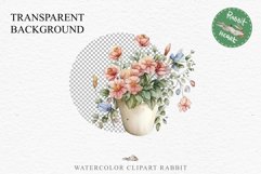 Bucket Floral Flower Wreath Clipart PNG Scrapbooking Image Nursery Watercolor  Transparent wedding invitation shirt designs sublimation printable digital bloom watercolor floral wreath, flowers bucket clipart, sublimation nursery drawing, wedding invitati