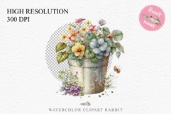 watercolor floral wreath, flowers bucket clipart, sublimation nursery drawing, wedding Floral Flower Wreath Clipart PNG Scrapbooking Image Nursery Watercolor  Transparent wedding invitation shirt designs sublimation printable digital bloom