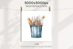 Bucket Floral Flower Wreath Clipart PNG Scrapbooking Image Nursery Watercolor  Transparent wedding invitation shirt designs sublimation printable digital bloom watercolor floral wreath, flowers bucket clipart, sublimation nursery drawing, wedding invitati