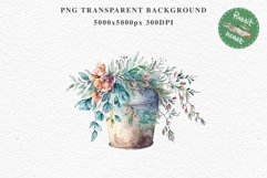 Bucket Floral Flower Wreath Clipart PNG Scrapbooking Image Nursery Watercolor  Transparent wedding invitation shirt designs sublimation printable digital bloom watercolor floral wreath, flowers bucket clipart, sublimation nursery drawing, wedding invitati