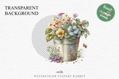 Bucket Floral Flower Wreath Clipart PNG Scrapbooking Image Nursery Watercolor  Transparent wedding invitation shirt designs sublimation printable digital bloom watercolor floral wreath, flowers bucket clipart, sublimation nursery drawing, wedding invitati