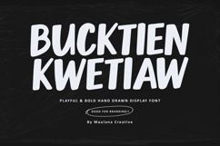 Bucktien Kwetiaw Playful Bold Hand Drawn Display Product Image 1