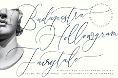 Budapestra Hollowgram Fairytale - Beautiful Calligraphy Product Image 1