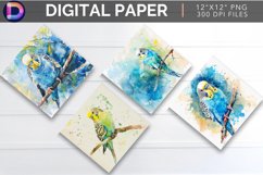 Budgerigar Digital Paper Product Image 1
