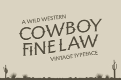 Bufalo Chotten - Western Vintage Font Product Image 2